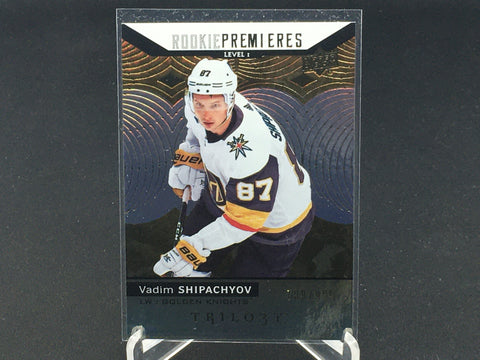 2017 UPPER DECK TRILOGY - ROOKIE PREMIERES - V. SHIPACHYOV - #75 - #'D/999 - RC