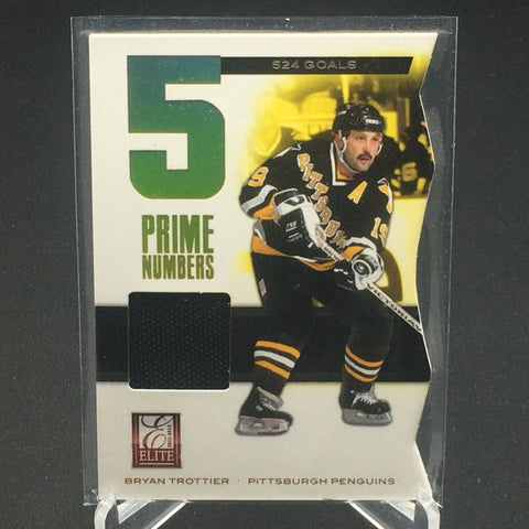 2012 PANINI ELITE - PRIME NUMBERS - B. THROTTIER - #12 - #'D/524 - RELIC