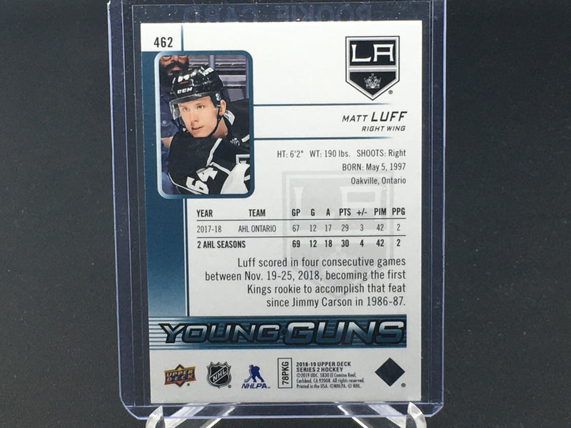 2018 UPPER DECK SERIES TWO - YOUNG GUNS - M. LUFF -