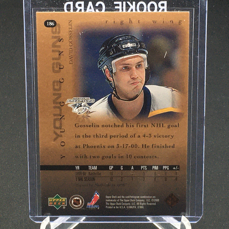 2000 UPPER DECK SERIES ONE - YOUNG GUNS - D. GOSSELIN -