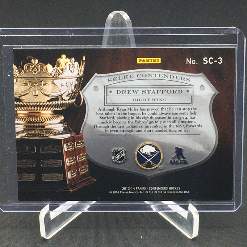 2013 PANINI CONTENDERS - SELKE CONTENDERS - D. STAFFORD - #SC-3 - #'D/499
