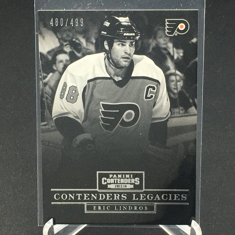 2013 PANINI CONTENDERS - CONTENDERS LEGACIES - E. LINDROS - #CL-1 - #'D/499