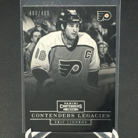 2013 PANINI CONTENDERS - CONTENDERS LEGACIES - E. LINDROS - #CL-1 - #'D/499
