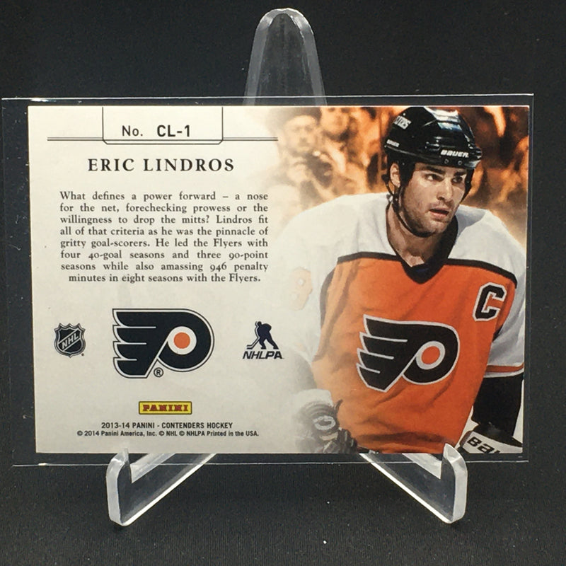 2013 PANINI CONTENDERS - CONTENDERS LEGACIES - E. LINDROS - #CL-1 - #'D/499