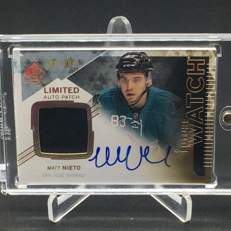 2013 UPPER DECK SP AUTHENTIC - FUTURE WATCH - LIMITED AUTO PATCH - M. NIETO - #290 - #'D/100 - PATCH - AUTOGRAPH - RC