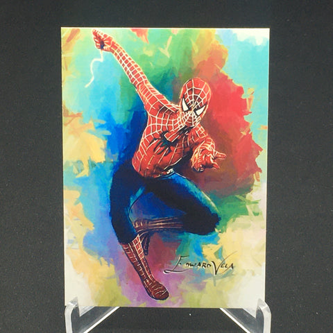 2016 EDWARD VELA ARTIST CARD - SPIDERMAN - #'D/25