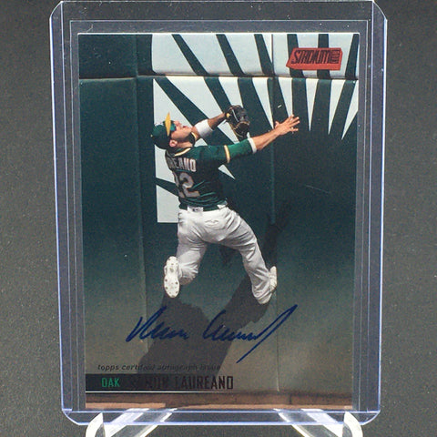 2021 TOPPS STADIUM CLUB - RED - R. LAUREANO - #SCBA-RL - #'D/50 - AUTOGRAPH