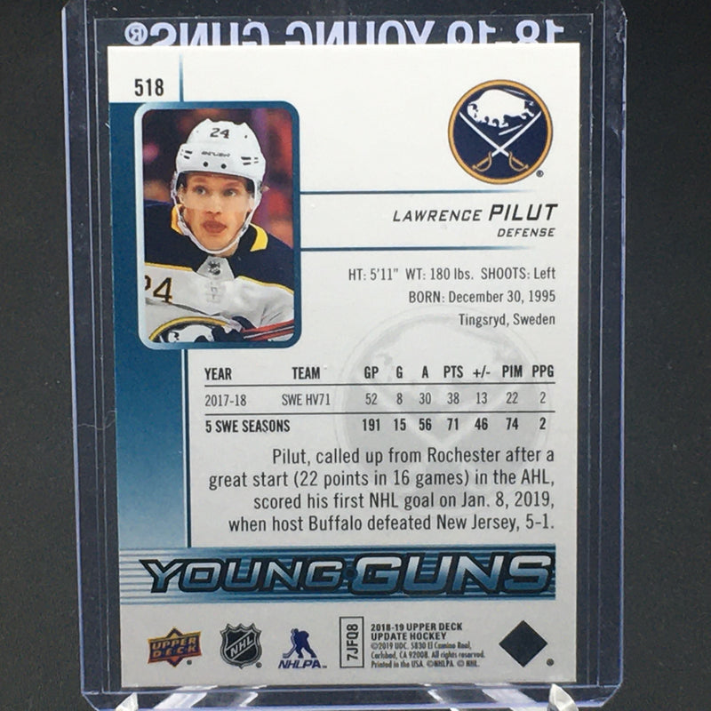 2018 UPPER DECK SERIES TWO - YOUNG GUNS - L. PILUT -