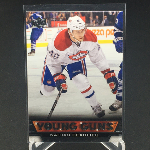 2013 UPPER DECK SERIES ONE - YOUNG GUNS - N. BEAULIEU - #207 - RC
