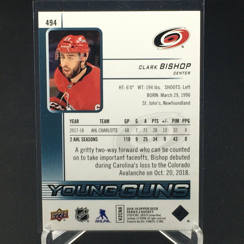 2018 UPPER DECK SERIES TWO - YOUNG GUNS - C. BISHOP -