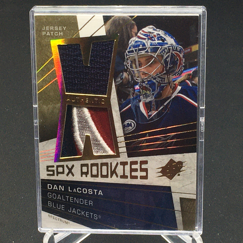 2008 UPPER DECK SPX - SPX ROOKIES - SPECTRUM - D. LaCOSTA - #143 - #'D/25 - JERSEY PATCH RELIC - RC