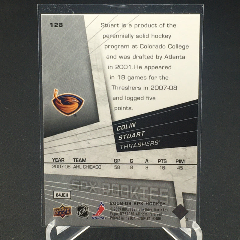 2008 UPPER DECK SPX - SPX ROOKIES - C. STUART - #128 - #'D/499 - RC