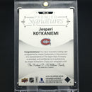 2018 UPPER DECK PREMIER - PREMIER SIGNATURES - J. KOTKANIEMI -