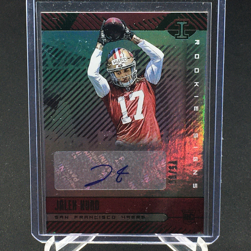 2019 PANINI ILLUSIONS - ROOKIE SIGNS - GREEN - J. HURD - #RS-JAH - #'D/99 - AUTOGRAPH - RC