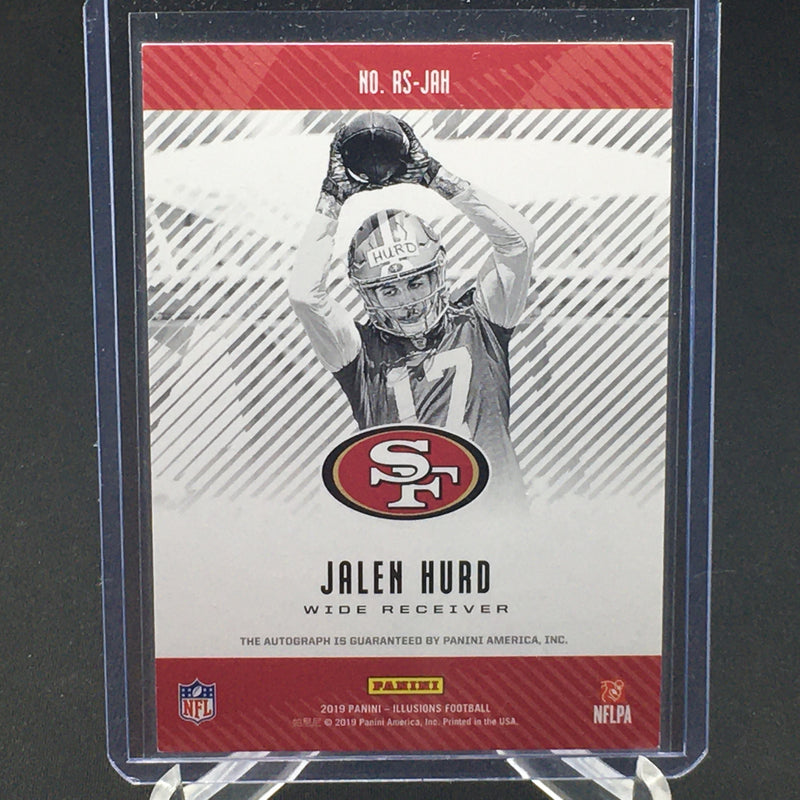 2019 PANINI ILLUSIONS - ROOKIE SIGNS - GREEN - J. HURD - #RS-JAH - #'D/99 - AUTOGRAPH - RC