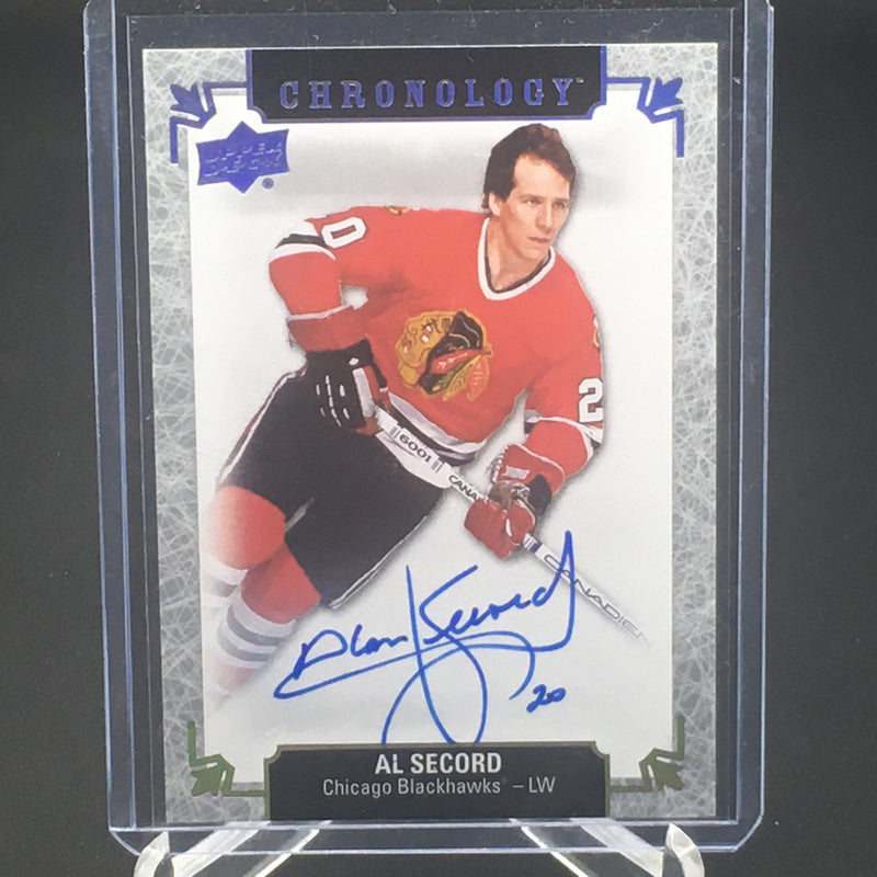 2018 UPPER DECK CHRONOLOGY - FRANCHISE HISTORY - A. SECORD -