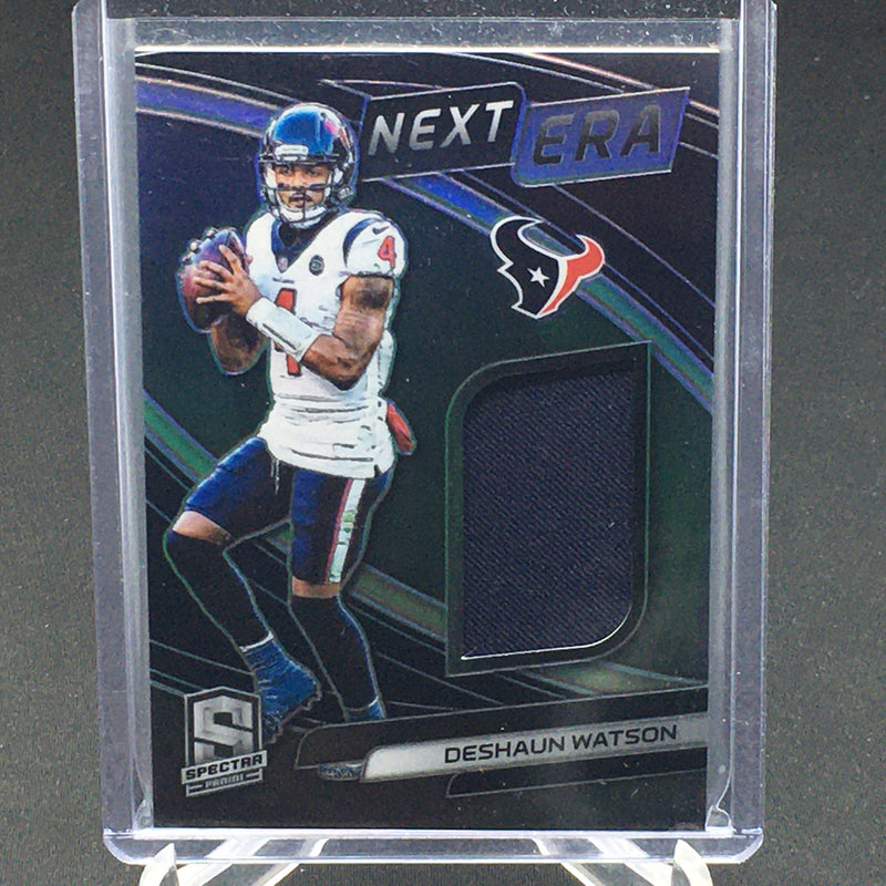 2019 PANINI SPECTRA - NEXT ERA - SILVER PRIZM - D. WATSON - #NE-4 - #'D/199 - JERSEY RELIC