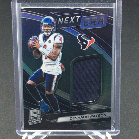 2019 PANINI SPECTRA - NEXT ERA - SILVER PRIZM - D. WATSON - #NE-4 - #'D/199 - JERSEY RELIC