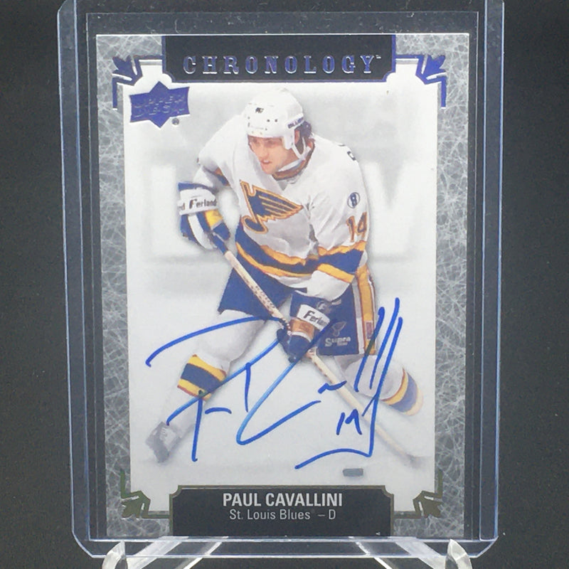 2018 UPPER DECK CHRONOLOGY - FRANCHISE HISTORY - P. CAVALLINI -