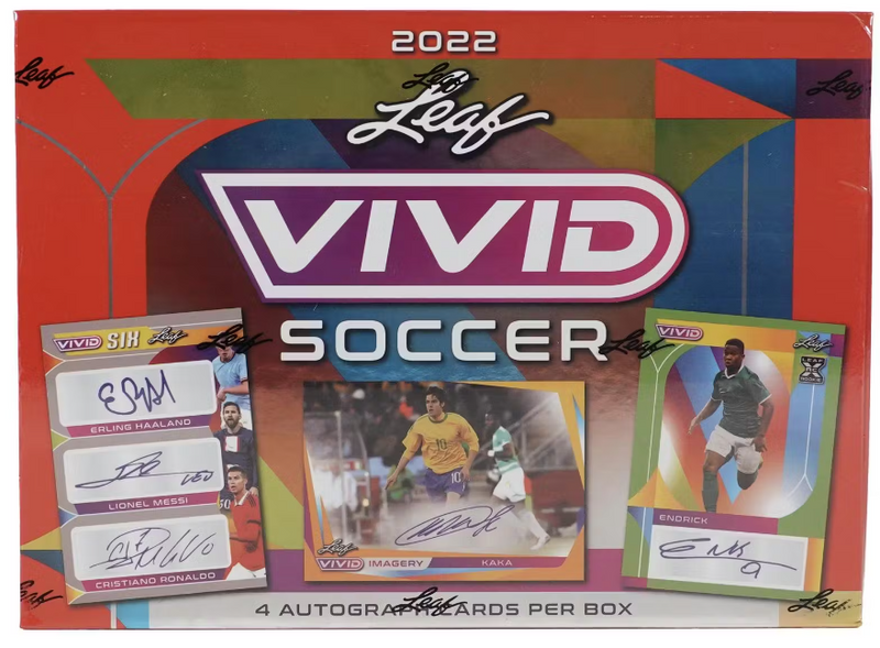 2022 LEAF VIVID SOCCER HOBBY BOX