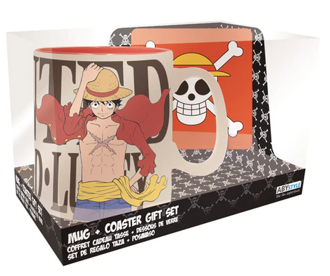 ABYSTYLE ONE PIECE MUG + COASTER SET