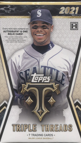 2021 TOPPS TRIPLE THREADS BASEBALL MINI HOBBY BOX