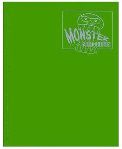 MONSTER 9-POCKET STANDARD SIZE MATTE PORTFOLIO BINDER