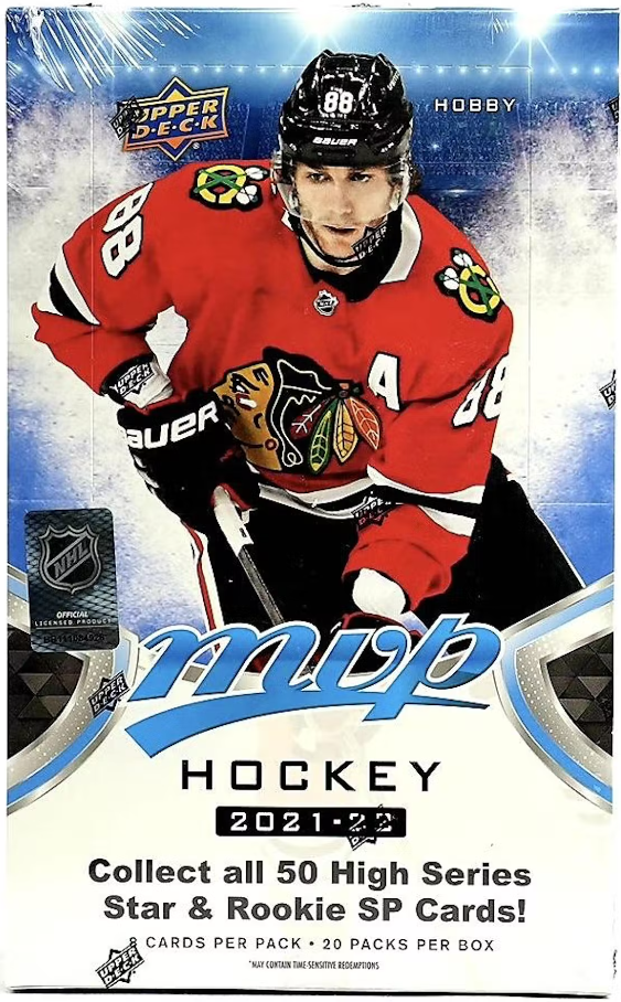 2022 UPPER DECK MVP HOCKEY HOBBY BOX