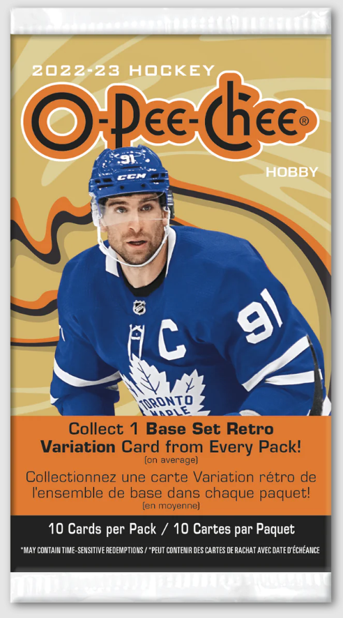 2022 UPPER DECK O-PEE-CHEE HOCKEY HOBBY PACK