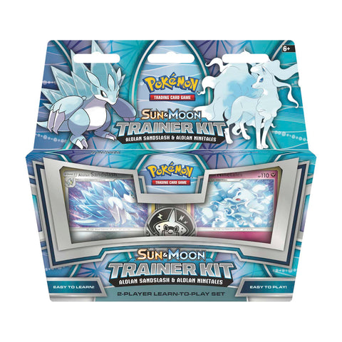 POKEMON SUN & MOON TRAINER KIT ALOLAN SANDSLASH & ALOLAN NINETALES