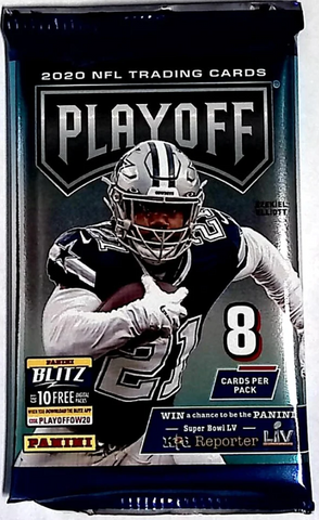 2020 PANINI PLAYOFF FOOTBALL HOBBY PACK