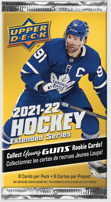 2021 UPPER DECK EXTENDED SERIES HOCKEY RETAIL PACK