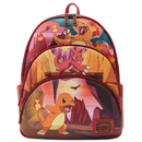 LOUNGEFLY CHARMANDER EVOLUTIONS BACKPACK