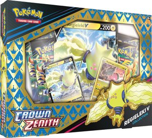 POKEMON CROWN ZENITH REGIELEKI V  COLLECTION BOX