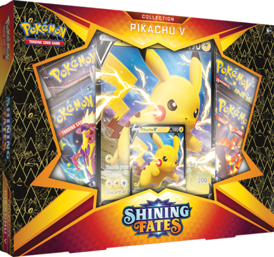 POKEMON SHINING FATES PIKACHU V BOX