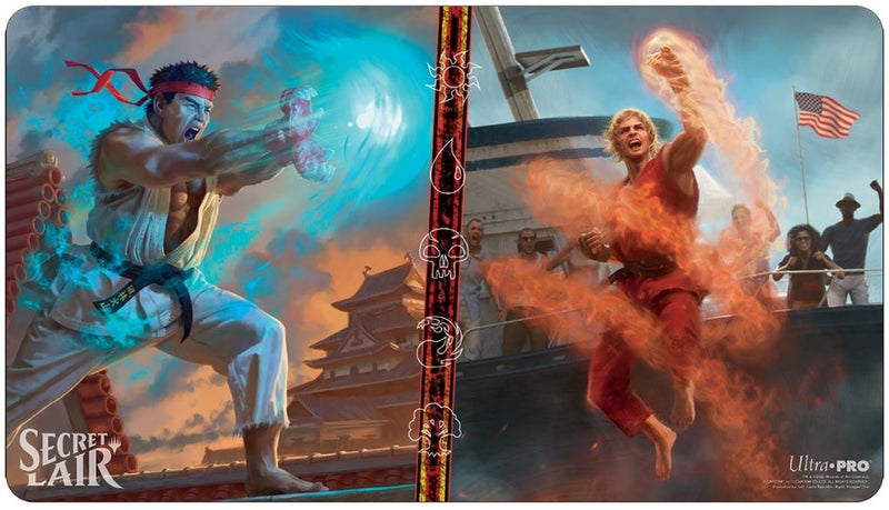 ULTRA PRO MTG SECRET LAIR STREET FIGHTER PLAYMAT (CHOOSE YOUR FIGHTER)