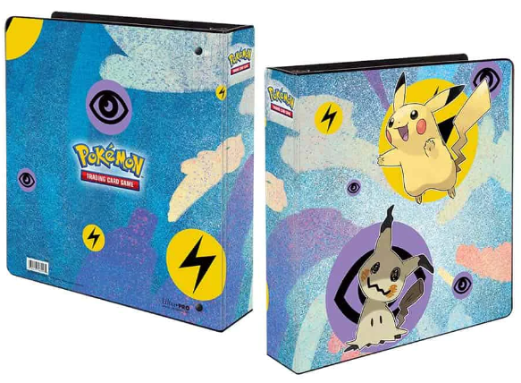 ULTRA PRO POKEMON 3 RING PIKACHU AND MIMIKYU BINDER