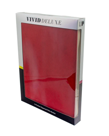 ULTRA PRO VIVID DELUX 9 POCKET PRO BINDER (ALCANTARA MICROSUEDE EXTERIOR)