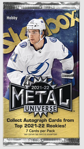 2021 UPPER DECK SKYBOX METAL UNIVERSE HOCKEY HOBBY PACK