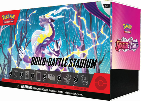 POKEMON SCARLET & VIOLET BASE SET BUILD & BATTLE STADIUM