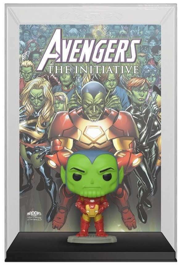 MARVEL SKULL AS IRONMAN COMIC COVER POP