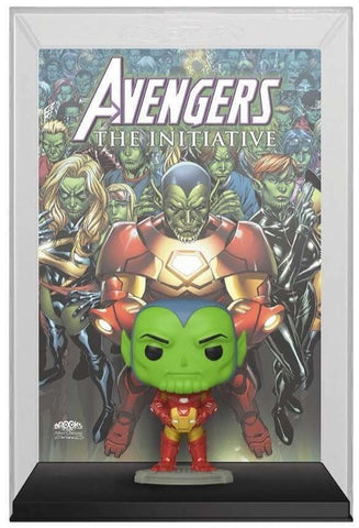 MARVEL SKULL AS IRONMAN COMIC COVER POP