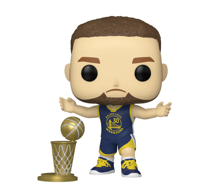 GOLDEN STATE WARRIORS STEPHEN CURRY WITH TROPHY POP
