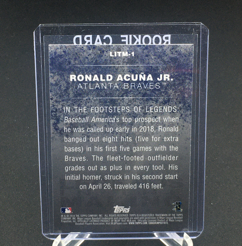 2018 TOPPS - LEGENDS IN THE MAKING - R. ACUNA JR. -