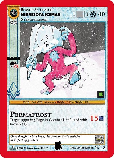 Minnesota Iceman (Kickstarter Edition) [Alpha Iceman Starter Deck]