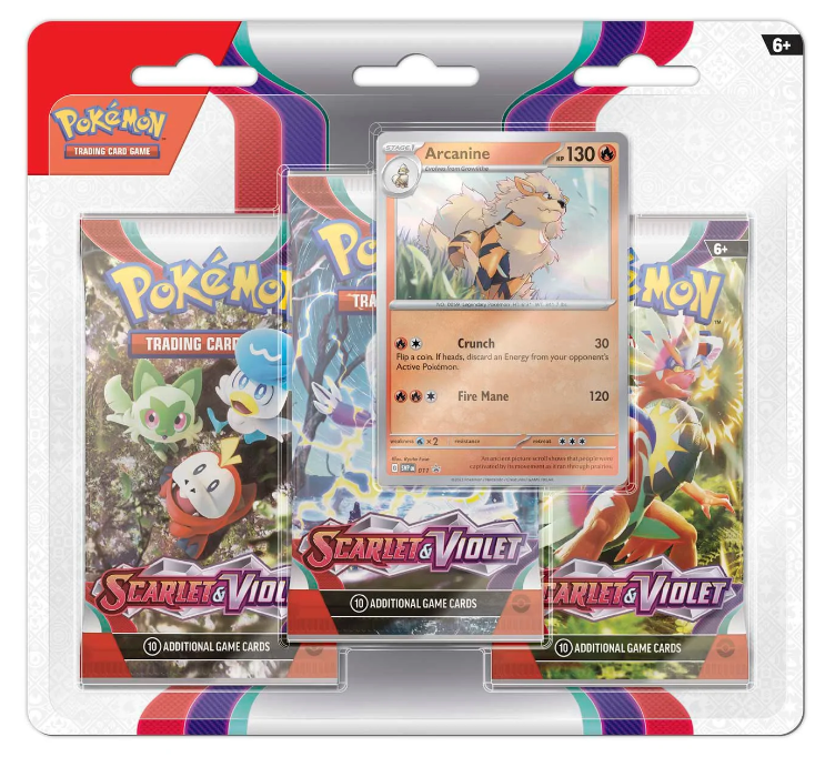 POKEMON SCARLET & VIOLET BASE SET TRIPLE BLISTER PACK