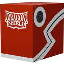 DRAGON SHIELD DOUBLE SHELL DECK BOX (BLACK INTERIOR)