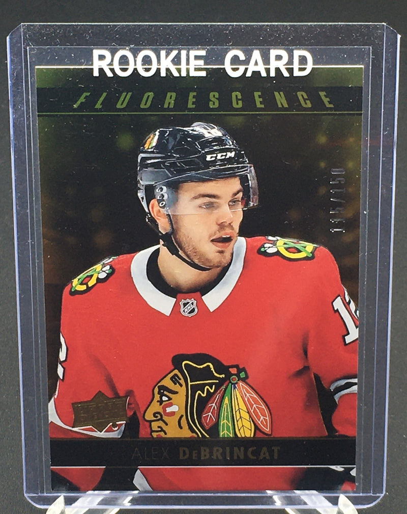 2017 UPPER DECK SERIES TWO - BLUE - FLOURESCENCE - A. DEBRINCAT - #F-26 - #'D/150