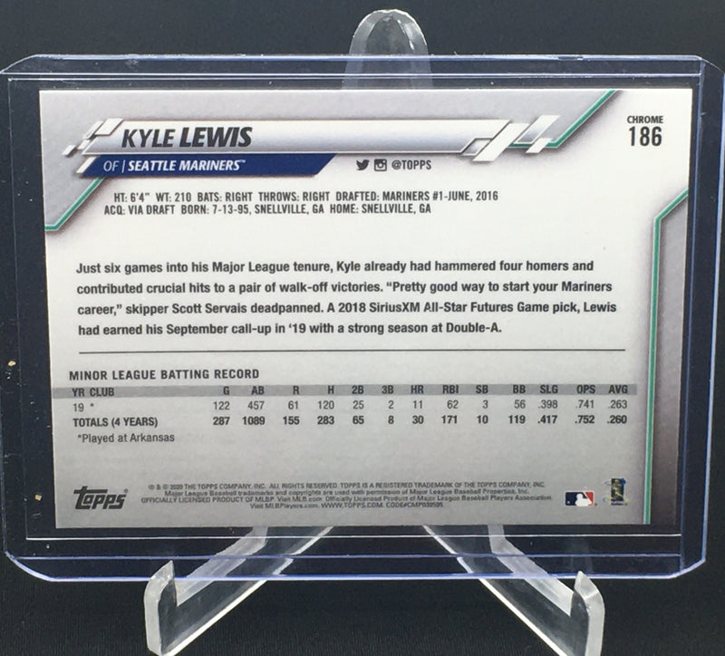 2020 TOPPS CHROME - KYLE LEWIS -