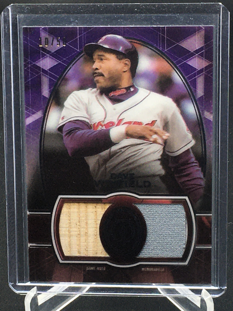 2019 TOPPS TRIBUTE - TRIPLE DUAL RELIC - D. WINFIELD - #DR-DW - #'D/50